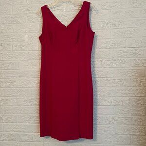 NWT red sheath dress WHBM